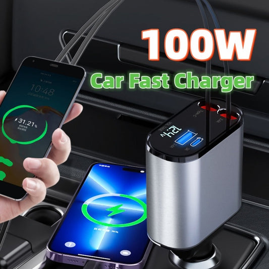 Metal Car Super Fast Charger Adapter